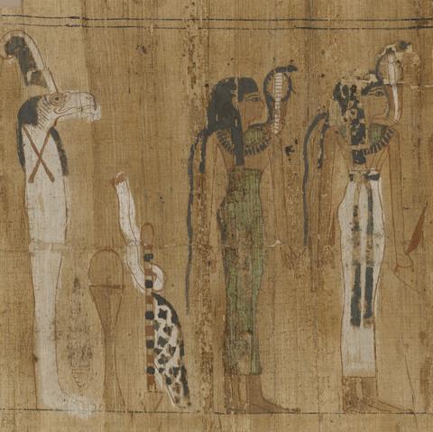 Unknown, Fragment of an illustrated papyrus, 1085–715 B.C.