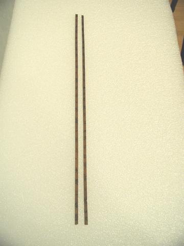 Unknown, Two strips of inscribed Bamboo Slip in Chu Style, ca. 1994