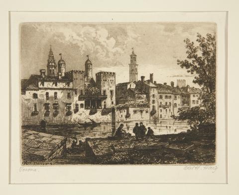 Axel Herman Haig (Hägg), Verona, 1877