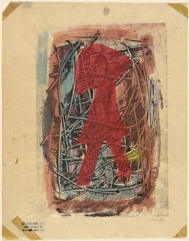 Louis Schanker, Abstraction, ca. 1940–47