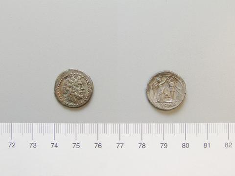 Apulia, 1 Drachm ("victoriatus") from Apulia, 211–208 B.C.