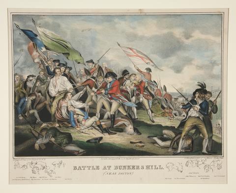 Unknown, Battle at Bunker's Hill, mid 19th century