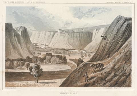 Sarony, Major & Knapp & Knapp (1857-1867), Marias River, pl. 26 of the U.S.P.R.R. Expedition and Surveys, 47-49 parallels, 1860