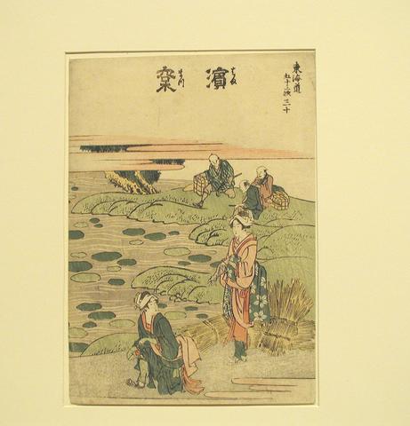 Katsushika Hokusai, Hamamatsu, Thirtieth in the series Fifty-three Stations of the Tōkaidō, 1810