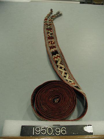Unknown, Belt- tablet woven, n.d.