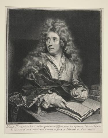 Gérard Edelinck, Portrait of Antoine Coypel, n.d.
