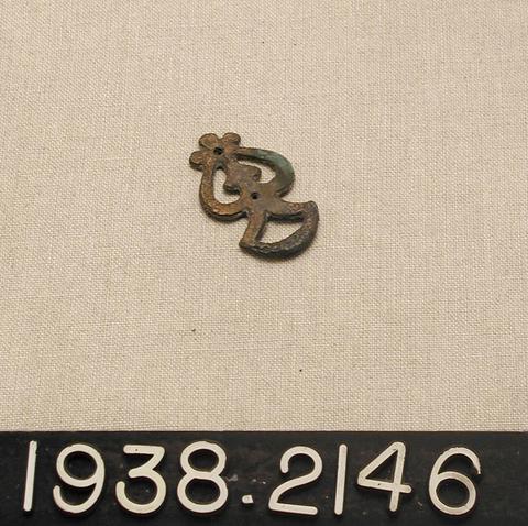 Unknown, Pierced Bronze Strap Ornament Decoration
Copper alloy attachment loop, ca. 113 B.C.–A.D. 256