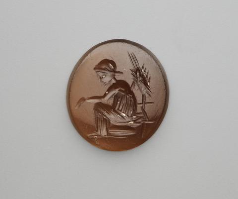 Carved Intaglio Gemstone with Figure of Ceres, 1st–3rd century A.D.
