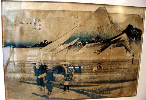 Utagawa Hiroshige, Mount Fuji in the Morning at Hara Station, from the series Fifty-three Stations of the Tōkaidō, 19th century