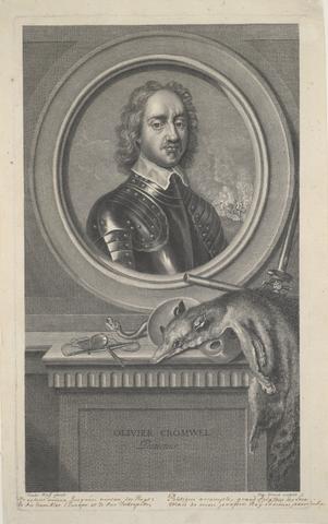 Pierre Drevet, Portrait of Oliver Cromwell, late 17th century