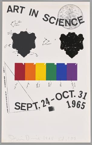 Jim Dine, Art in Science, Sept. 24–Oct. 31, 1965, 1965