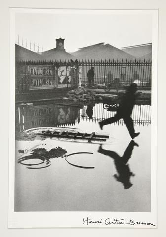 Henri Cartier-Bresson, Behind the Gare St. Lazare, Paris, 1932, printed 1980
