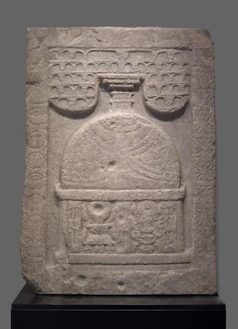 Unknown, Slab with a Stupa, 2nd–1st century B.C.E.