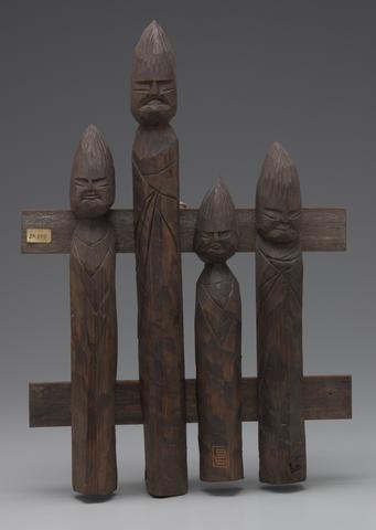 Enkū, Wood stick figures, 18th–19th century