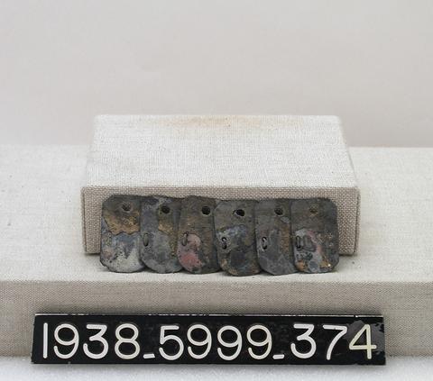 Unknown, Plate armor fragment, ca. 323 B.C.–A.D. 256