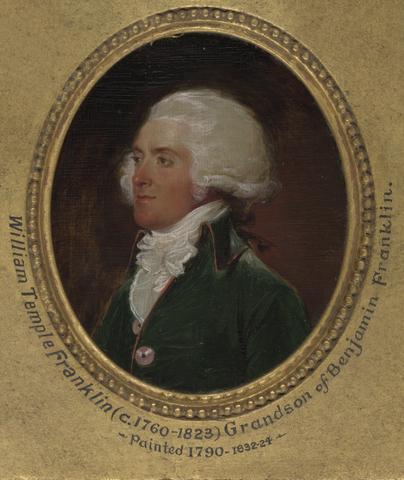 John Trumbull, William Temple Franklin (1760–1823), 1790