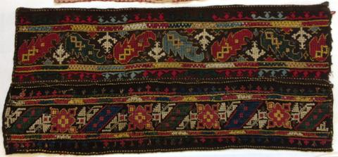 Unknown, Two embroidered bands, 18th–19th century