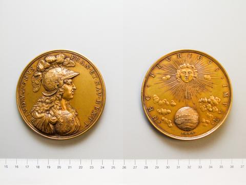 Louis XIV, King of France, Restrike Medal of Louis XIV from France, 1900–1950