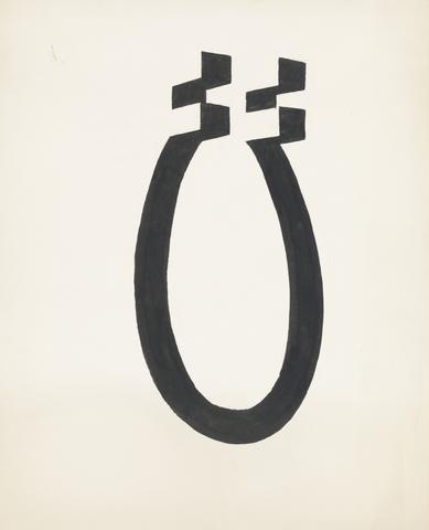 Richard Tuttle, Black Loop, 1973