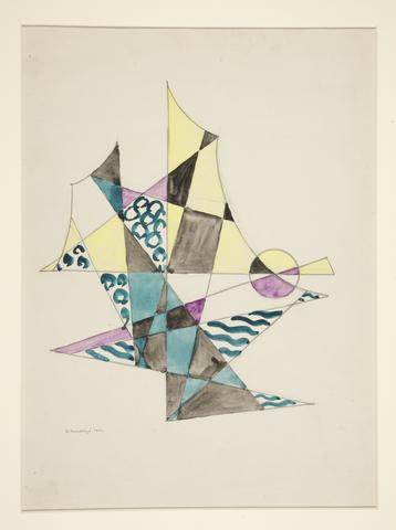 David Kakabadzé, Abstraction Based on Sails, I, 1921