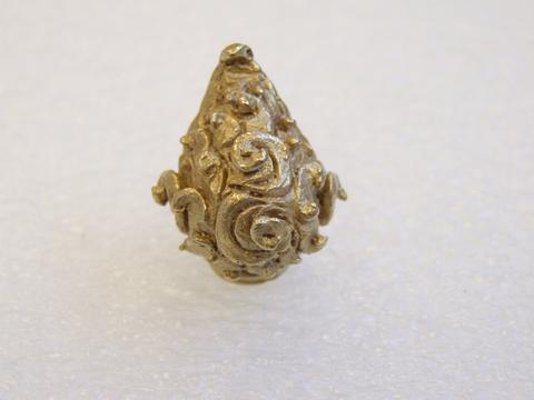Unknown, Ear Ornament with Swirls, mid-7th to 10th century