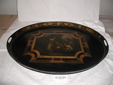 Unknown, Painted tray, 1830–50