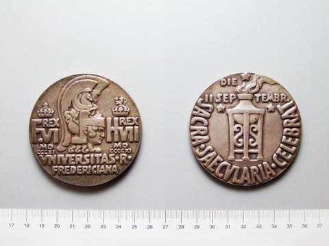 University of Oslo, Medal of Centennial of University of Oslo (Fredericiana), 1911