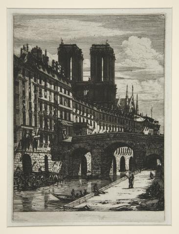 Charles Meryon, Le Petit Pont, Paris, 1850