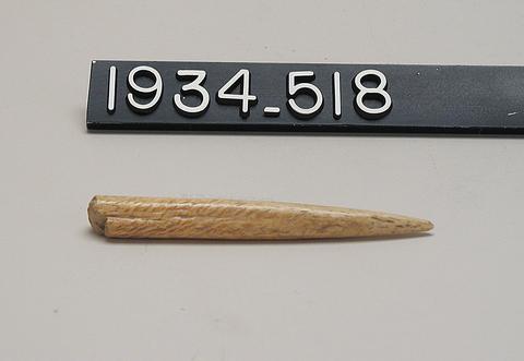 Unknown, Bottom of Very Large Bone Pin, ca. 323 B.C.–A.D. 265