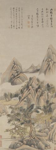 Dong Qichang, Reminiscence of Jian River, ca. 1621