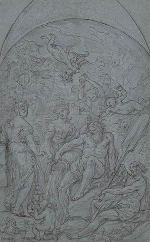 Unknown, Study for an Allegory with River God and Plenty, n.d.