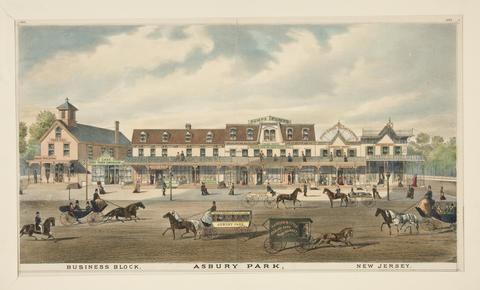 Unknown, Business Block, Asbury Park, New Jersey, 1878