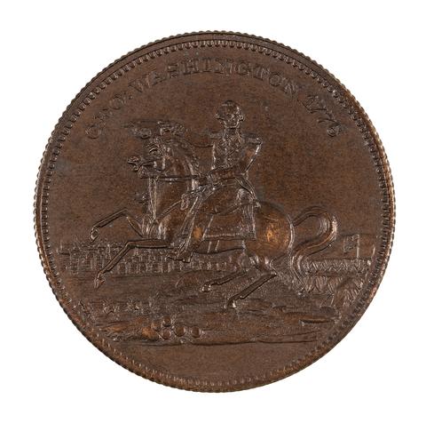 George Washington, Medal of George Washington (Siege of Boston Medalet), 1859