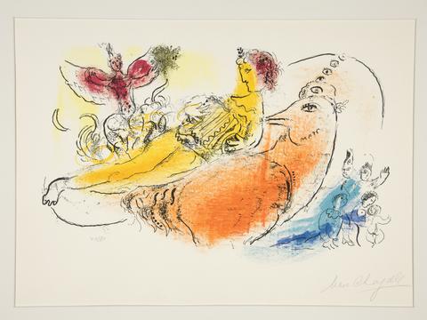 Marc Chagall, L'Accordeoniste, 1957