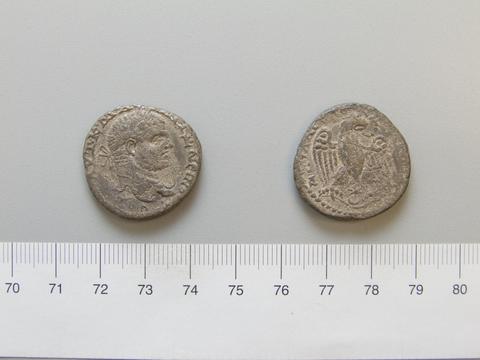 Caracalla, Roman Emperor, Tetradrachm of Caracalla, Roman Emperor from Antioch, 215–17
