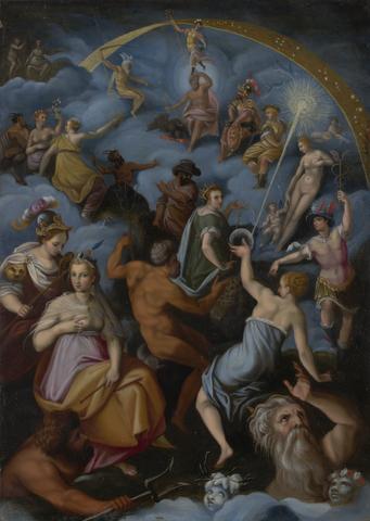 Jacopo Zucchi, The Assembly of the Gods, 1575–76