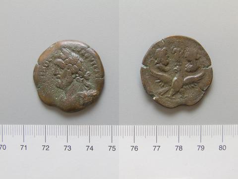 Antoninus Pius, Emperor of Rome, Coin of Antoninus Pius, Emperor of Rome from Alexandria, A.D. 157/158