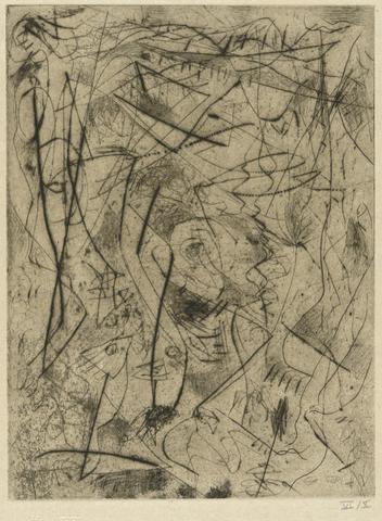 Jackson Pollock, Untitled, 1944–45, printed 1967