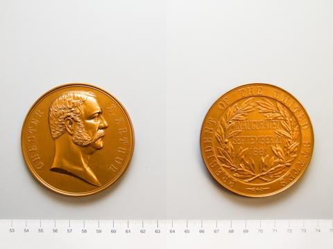 Chester Alan Arthur, Medal of Chester A. Arthur, reproduction, ca. 1950