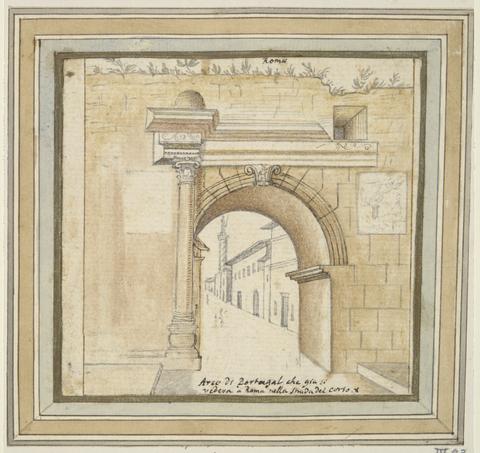 Unknown, Portuguese Arch in Rome, n.d.