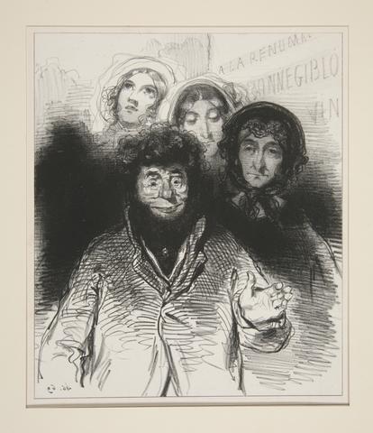 Paul Gavarni, Mes filles me ressemblent: elles n'aiment pas le lapin., 1846