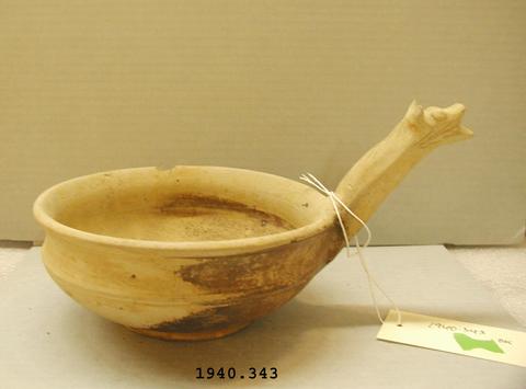 Unknown, Cooking Vessel with Dog's Head Handle, 1st–3rd century