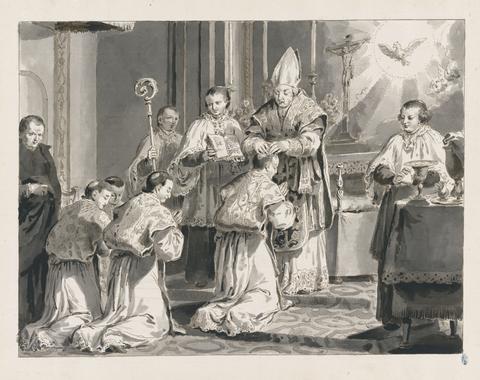 Pietro Antonio Novelli, Ordination from The Seven Sacraments, 1769