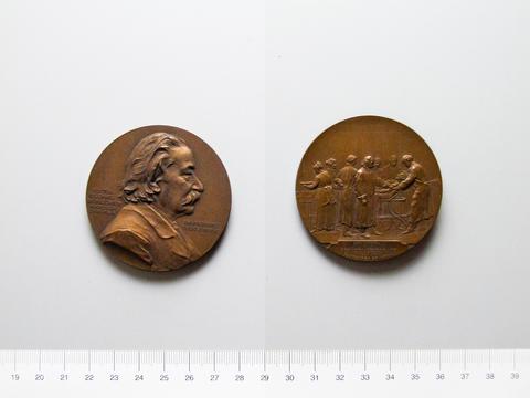 Anton Scharff, Medal from Austria of Dr. Joseph Weinlechner, 1800–1899