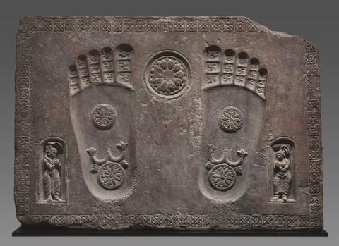 Unknown, Footprints of the Buddha (Buddhapada), 2nd century CE