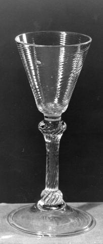 Unknown, Wine Glass, 1780–1800