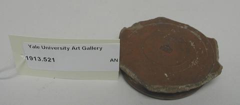 Unknown, Foot of terra sigillata plate., 2nd century B.C.– first half 1st century