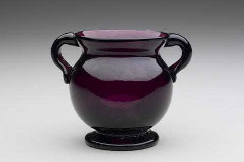 Clevenger Brothers Glass Works, Sugar Bowl, 1930–45