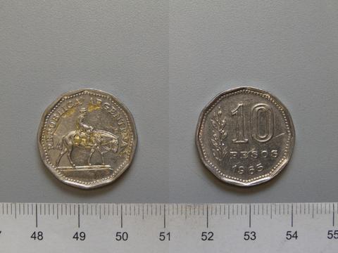 Republic of Argentina, 10 Peso from Argentina, 1965