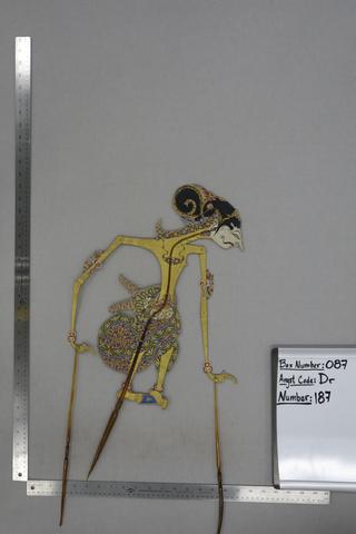 Unknown, Shadow Puppet (Wayang Kulit) of Yamawidura, from the set Kyai Drajat, early 20th century